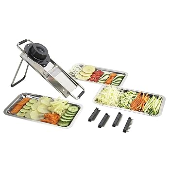 フランス製マンドリンスライサー Amazon.com: Benriner Mandoline Slicer, with 4 Japanese
